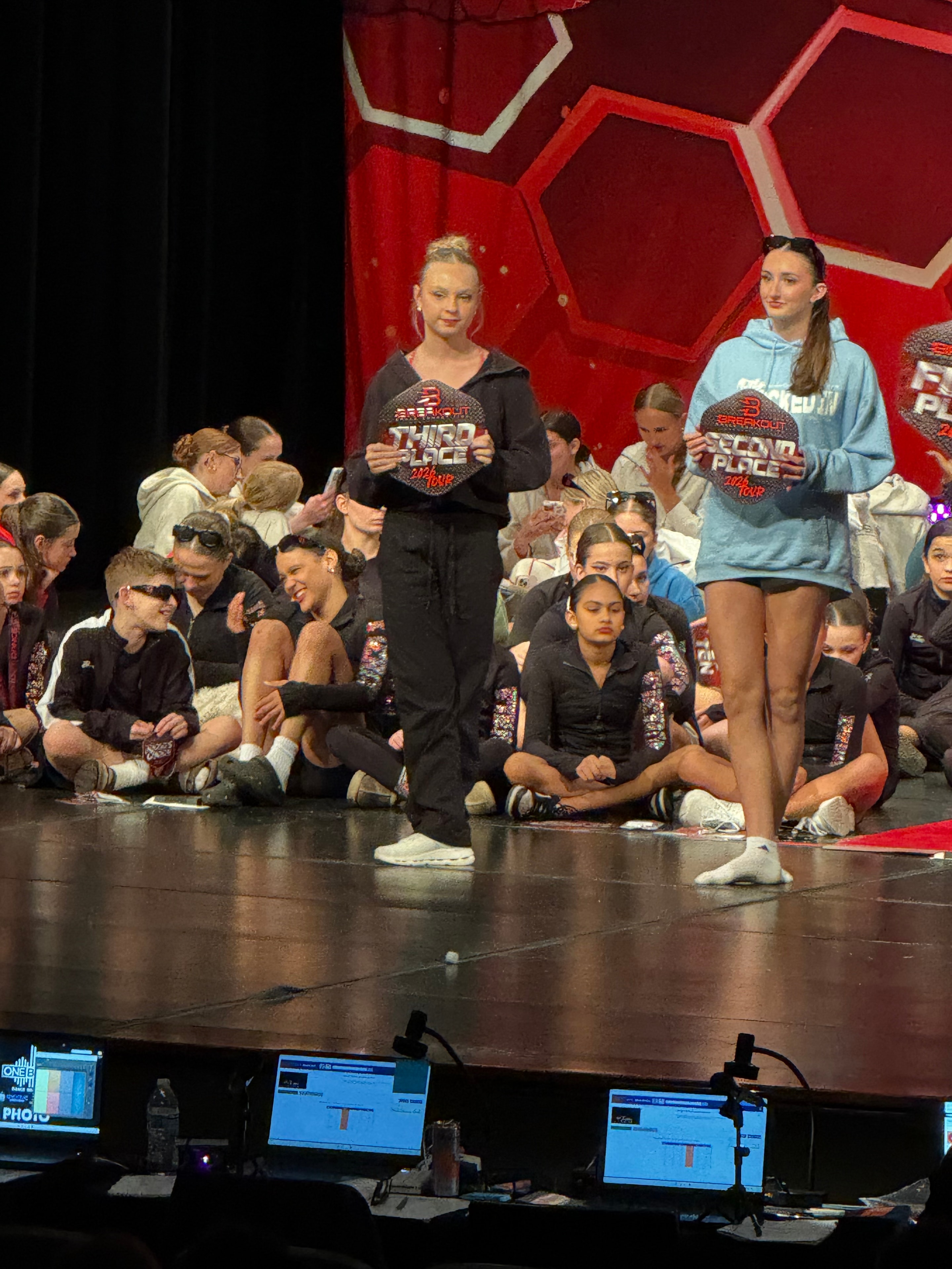 Dance competition award ceremony